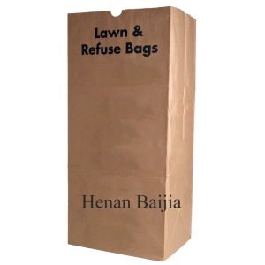 China Garden Waste 5 Packs 10 Packs Paper Lawn And Refuse Bags on sale