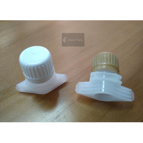 Security Seal Screw Baby Food Pouch Tops Plastic Injection Moulding For Doypack