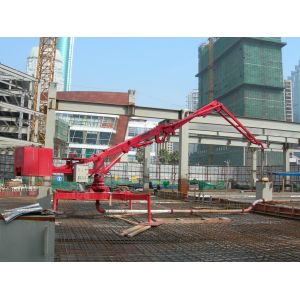 Manual 13m 20Mpa Hydraulic Concrete Placing Boom 360 Degree Slewed