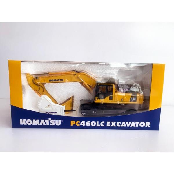 Komatsu PC460LC-8 1/50 Diecast Alloy Excavator Model with Hydraulic Breaker Collectible