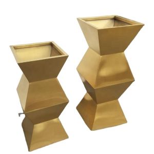 Customized stainless steel rectangle flower planters