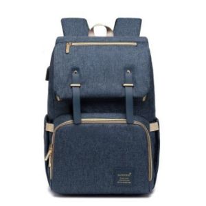 ISO9001 Fashion Mummy Maternity Nappy Diaper Bag Backpack With USB