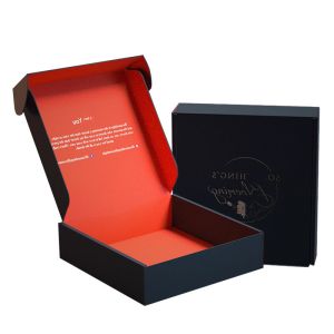 Colorful Custom Shape Paper Box for Clothes Mailing and Processing Accessories