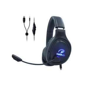 Illumination Gaming Headset , Braided RGB Gaming Headphones