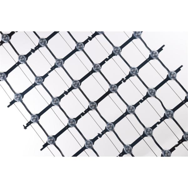 CE ROHS DC12V 75W RGB Flexible LED Mesh Curtain Miracle Bean IP67