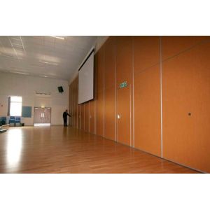 Fireproof Modern Dance Studio Movable Partition Walls With Pass Door