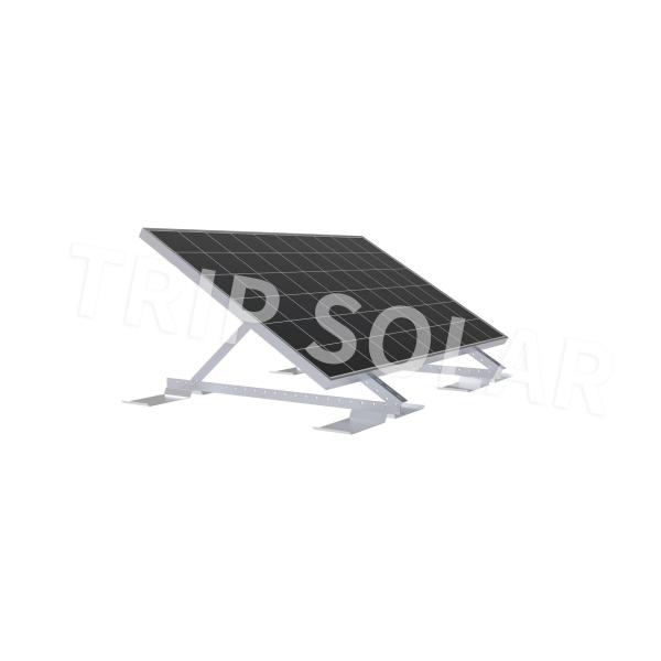 25-30 Years of Service Life Solar Railing Ballasted Roof Mounting System for Flat Roof