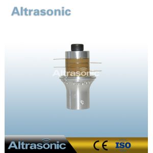 Ceramic Welding Piezoelectric Ultrasonic Welding Transducer 900W 40mm Diameter