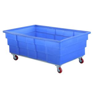 1040x640x1750mm China Manufacturer HDPE Heavy Duty Big Laundry Trolley For