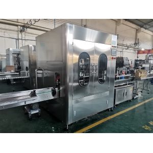 8000BPH Engine Lubricant Oil Bottle Filling Line 0.35cbm/Min