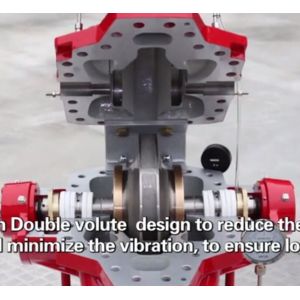 NFPA 20 Standard Fire Fighting Water Pump , Electric Motor Driver Horizontal