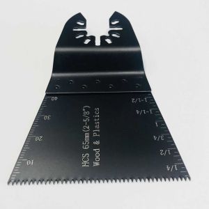 Wood Plastics Cutting 65x40mm Oscillating Multi Tool Blades