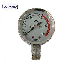 50mm industrial welding co2 pressure gauge