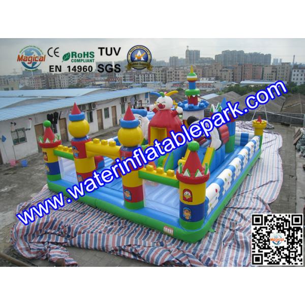 Buy Amazing Amusement Park / Inflatable Bouncy Castle Bounce Houses Rentals at wholesale prices