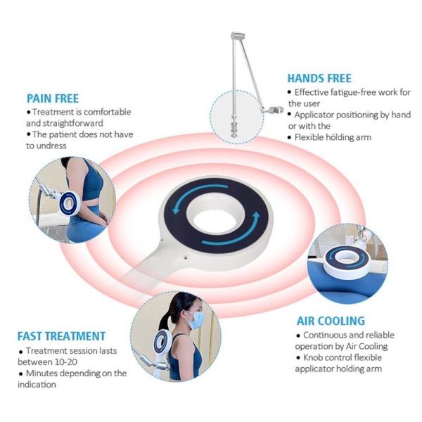 Physiotherapy Electromagnetic Therapy Machine Air Cooling Pain Relief Treatment Device