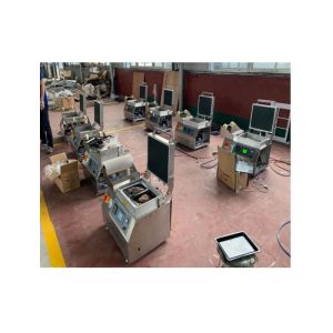 China Automatic Meat Vacuum Skin Packaging Machine For Tray