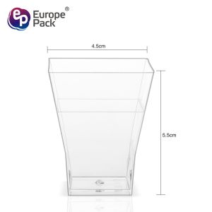 Disposable cheap wholesale mini plastic dessert cups for sale