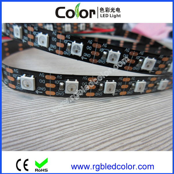 Buy 60led per meter black and white pcb apa104 led strip at wholesale prices