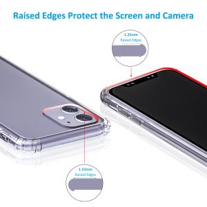 Anti knock Clear TPU 6.1" Bumper Protective Phone Case