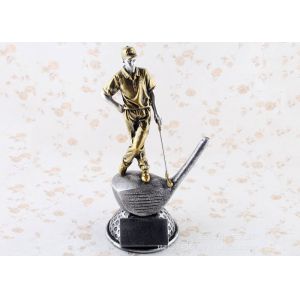 China British Open Championship Golf Ball Trophy With Metal Golf Figurines on sale