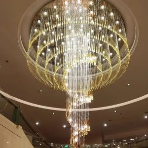 Nickel / Brass / Bronze Rain Drop Linear Crystal Chandelier Dining Room