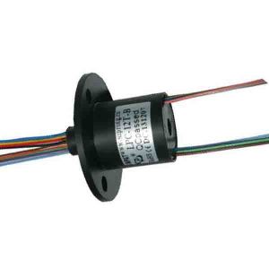 Quality 4.5 mm Bore Dia Slip Ring of 12 Circuits with Flange for sale
