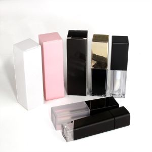 Lipstick Lip Gloss Tube Packaging Paper Box Cosmetic Packaging White Empty Box