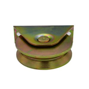 Sliding gate roller GW601 Y Groove，Galvanized, Iron, Single bearing