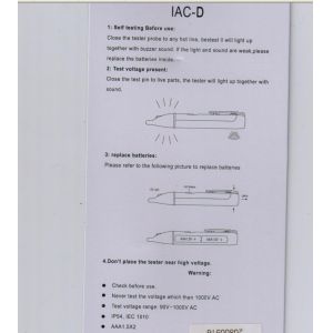 Handheld Non Contact AC Voltage Detector Compact for testing circuit breakers