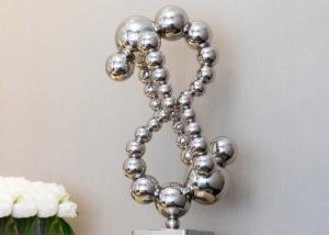 China Urban Landscape Polished Stainless Steel Balls Abstract Sculpture on sale