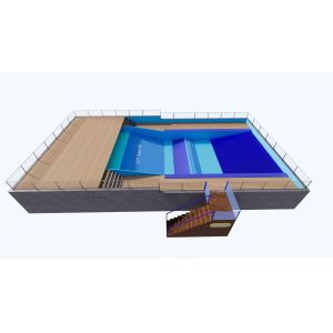 Entertainment Surf Wave Machine OEM Water Park Surf Machine