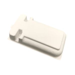 Pressed Sugarcane Pulp Packaging 3mm Thickness Biodegradable White