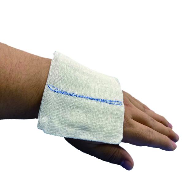 Gauze Pads & Blue Gauze Swab Medical Sterile Gauze Sponge With X-Ray10*10cm-16p 5Pcs/Bag