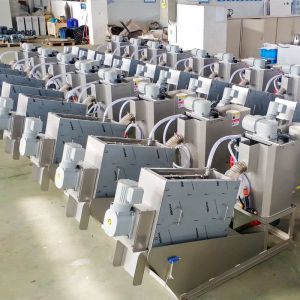 Sludge Dehydrator Screw Press For Sludge Wastewater Treatment