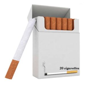 2000pcs ISO9001 Cigarette Packaging Box Paperboard Custom Flip Top Disposable
