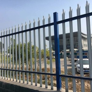 Green Hot Dipped Galvanized Europe Palisade Fence for Park