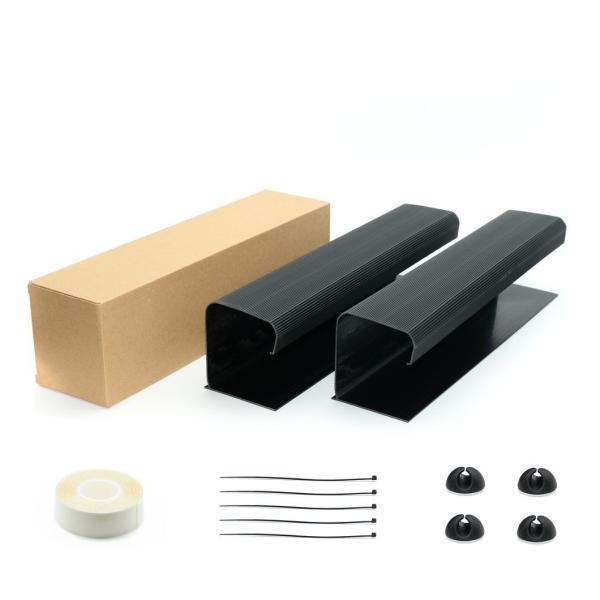 Adhesive Electrical Cable Wire Tidy Plastic Cover Wire Hide Trunking PVC Flooring Wire Way