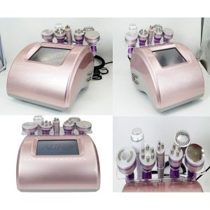 110V 220V Body Beauty Cavitation Slimming Machine 8 In 1 40K Vacuum RF