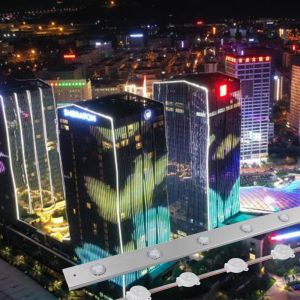 RGB 20mm Track Lights DMX SPI Program Hot Sale Permanent Pixel Lights