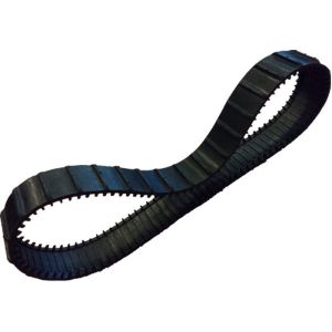 Small Machine Lightweight Robot Rubber Tracks 15mm Pitch Less Vibration