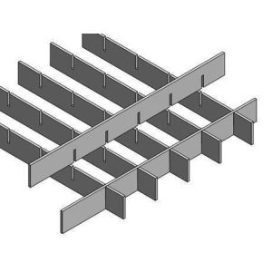 Metal Material Welded Fully Inserted Q235 Press Lock Steel Grating