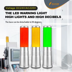 Stable Machine Tool LED Signal Warning Light For Green Glow And Anti Corrosion