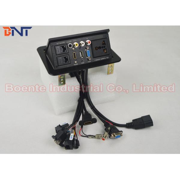 Buy OEM Hydraulic Desktop Power Sockets , Table Top Power Outlets at wholesale prices