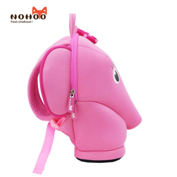 3D Cartoon elephant for kids todder boys girls backpack with strap