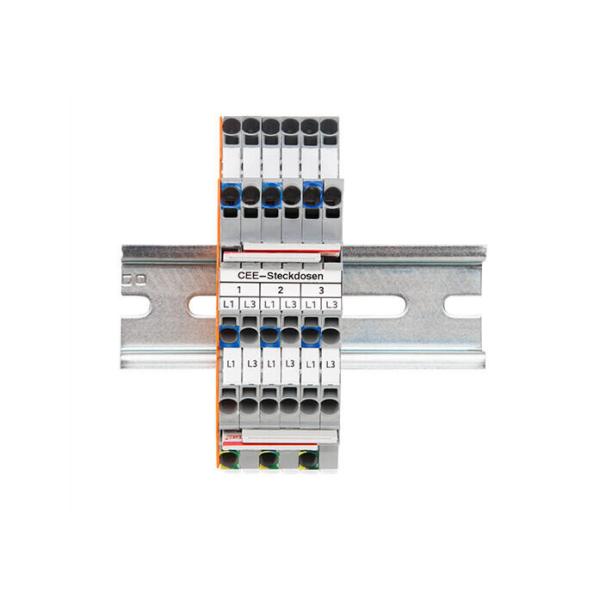 WAGO Din Rail Mounted Terminal Blocks For Multi Layer Electrical Installation