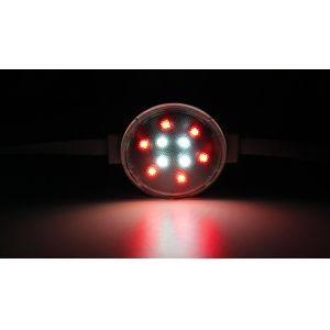 IP67 Waterproof RGB 50mm SMD3535 DMX512 Smart Pixel LED Point Lights PC Body.