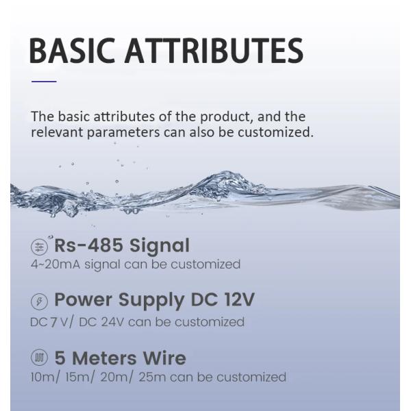 Measuring Range 0.2-400.0uS/cm Online Industrial Electric Conductivity Probe with RS485