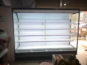 China Energy-Saving Open Display Refrigerated Cabinet for Supermarket with Danfoss Expansion Valve for Dairy Products on sale