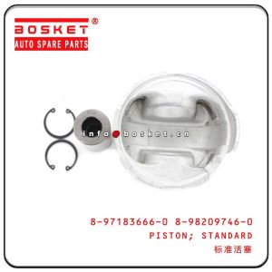 Standard 8971836660 8982097460 ISUZU NPR 4HG1 Piston