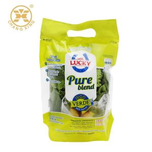 50 Microns Transparent Vegetable Packing Bags Biodegradable Lettuce Packaging
